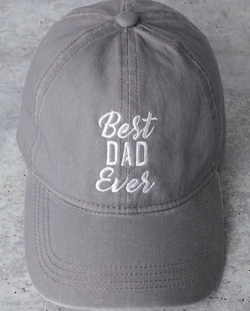 Best Dad Ever  baseball cap hat