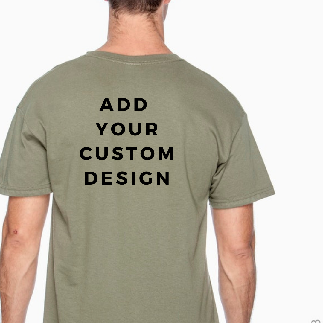 Add Custom Design to Front or back of shirt- Screenprint