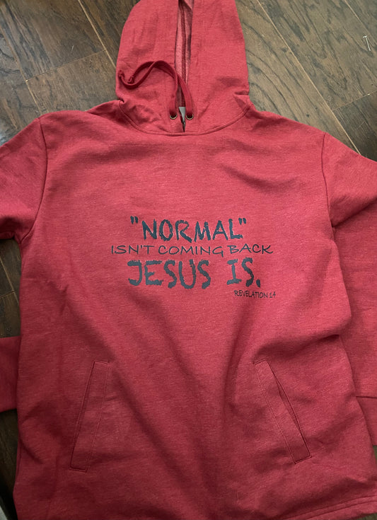 Normal isn't coming back but Jesus is - Your choice of design color