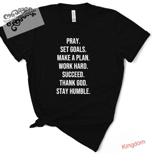 Pray. Set Goals.