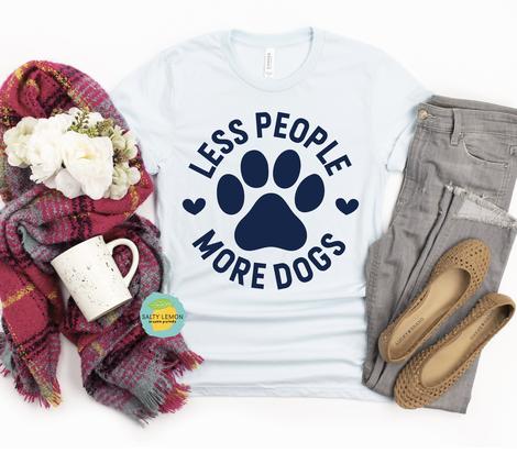Less Dogs more People - NAVY