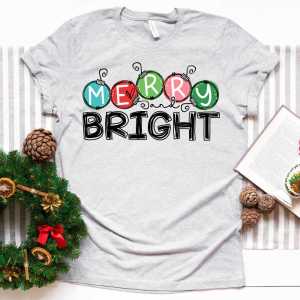 Merry and Bright  ornaments